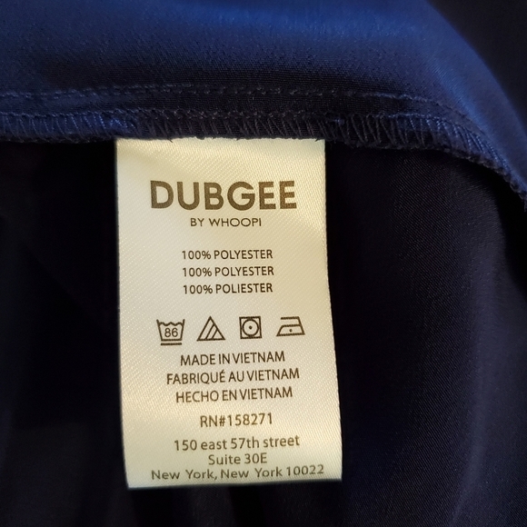 DUBGEE by Whoopi Oversized Tunic Size Med Relaxed Lagenlook Hi-low Dress - Picture 10 of 12